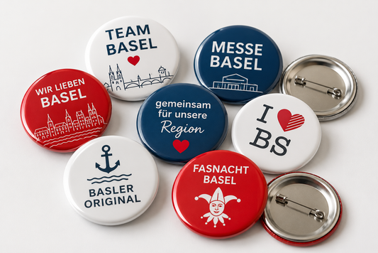 Werbebuttons für Firmen in Basel: Der Buying Guide 2026