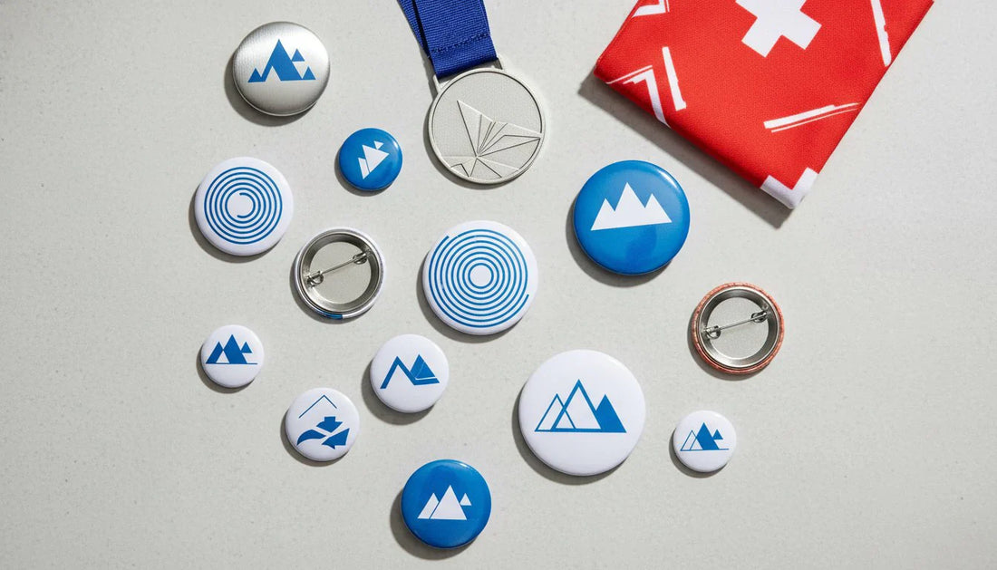 Buttons drucken lassen - Anstecker für die Schweiz