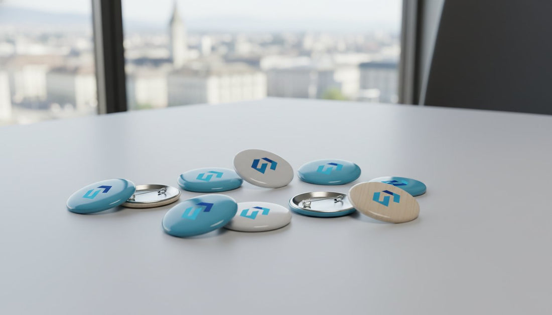 Buttons mit Logo