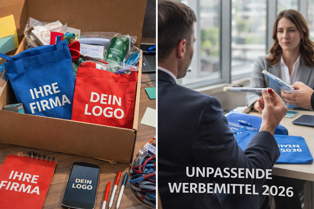 werbeartikel fehler 2026 planung marketing schweiz buttons