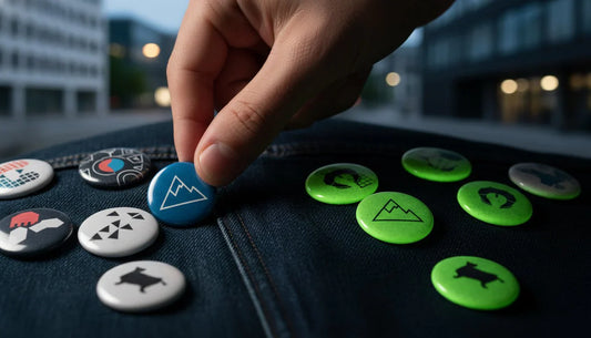 Glow-in-the-dark Buttons: Leuchtende Beispiele & Guide für Ihre Anstecker