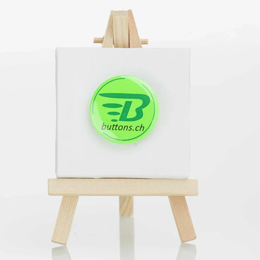 neon-button-37mm-neongrun-9122750 - www.Buttons.ch
