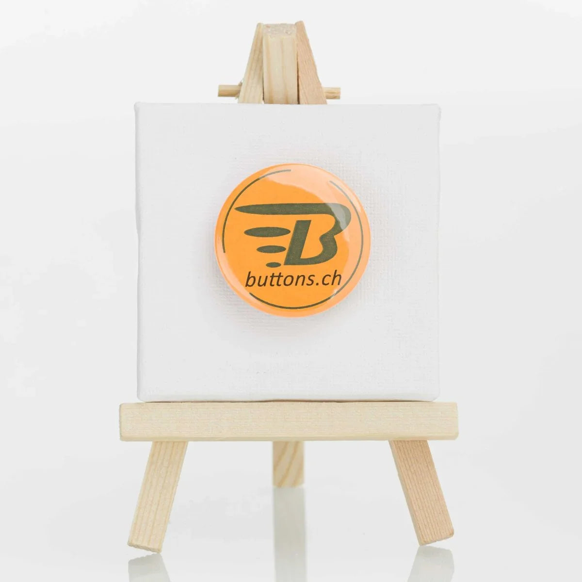 neon-button-37mm-neonorange-4190747 - www.Buttons.ch