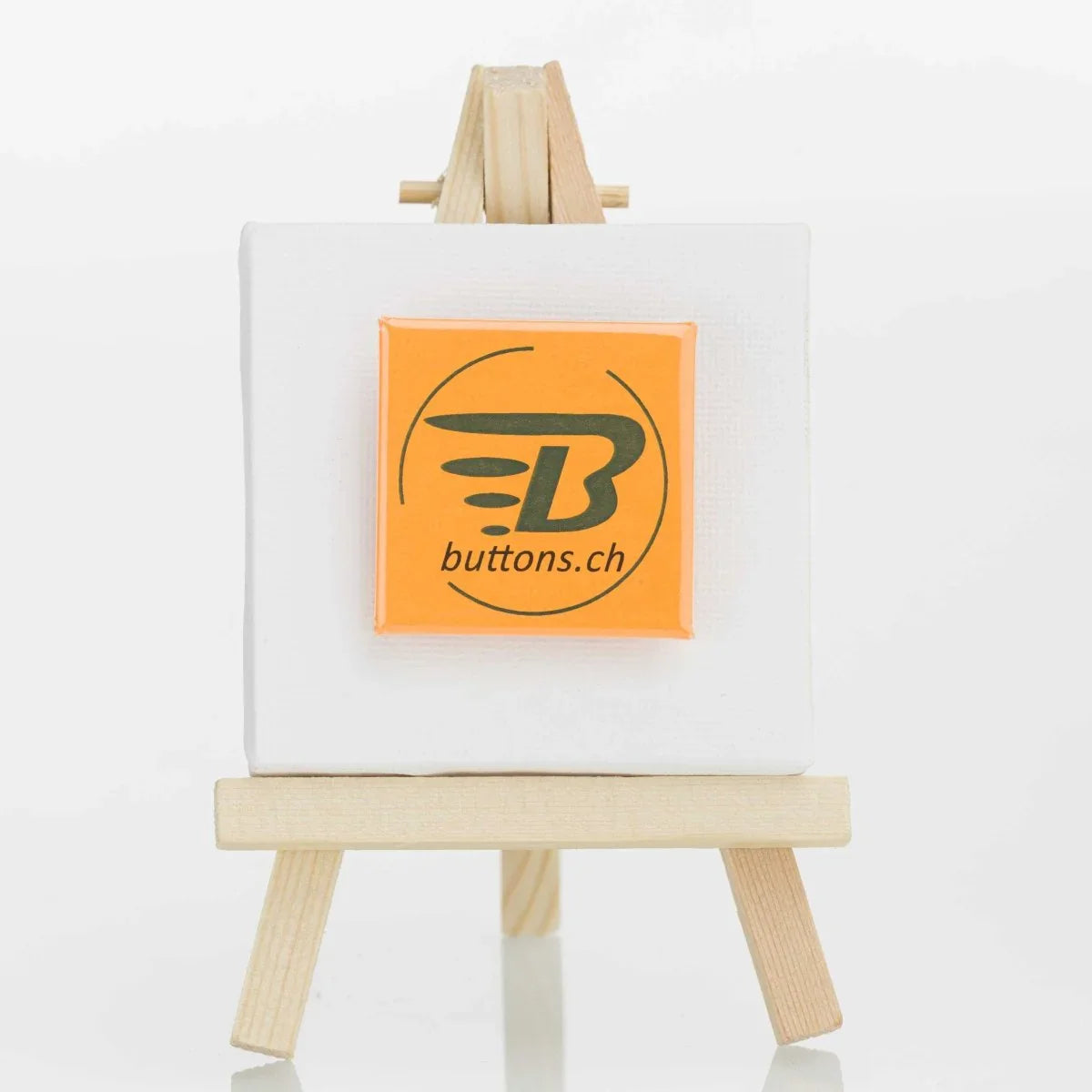 neon-button-37mm-quadratisch-neonorange-9863605 - www.Buttons.ch